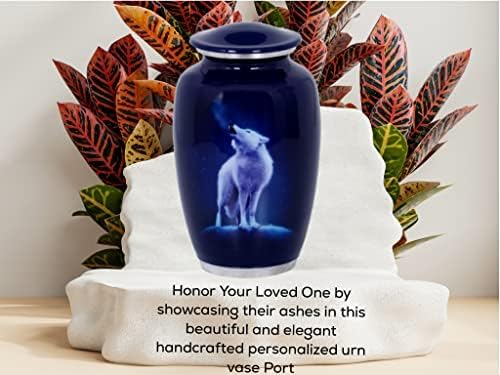 Misaa Wolf Theme Cremation Urn for Human Ashes