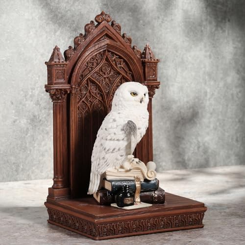 Veronese Design 9 58 Inch Snowy Owl of Wisdom Resin Figurine