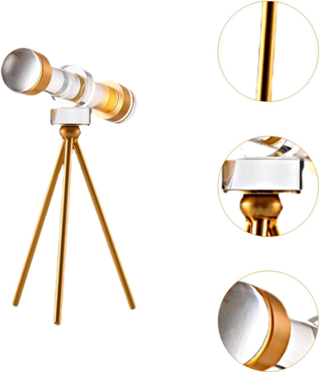 Modern Telescope Sculpture for Office and Home Decor
