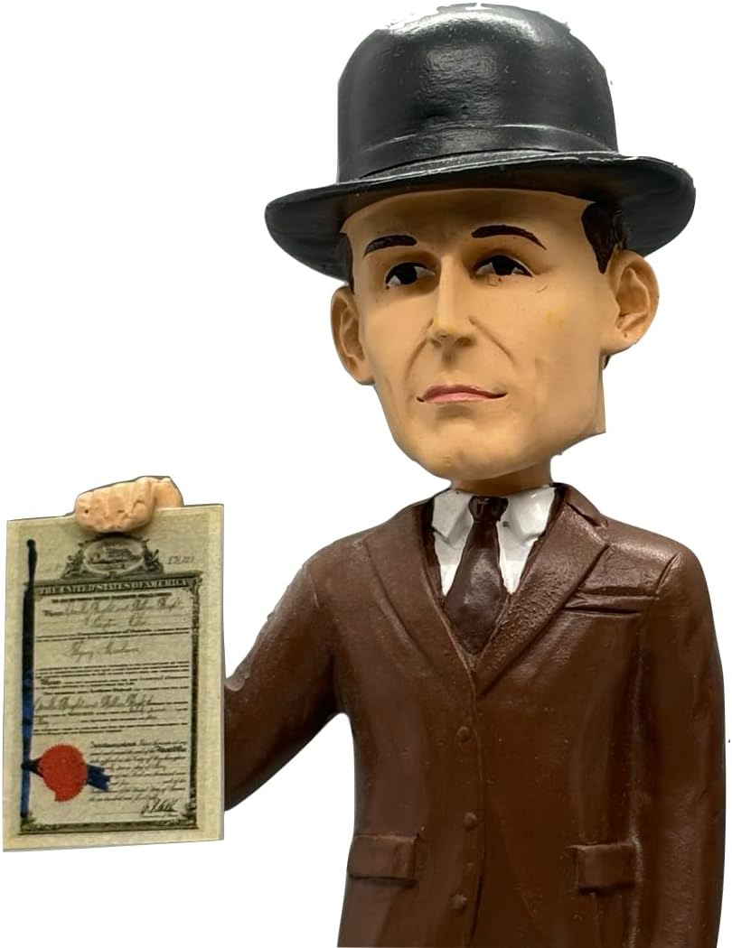 Wilbur and Orville Wright Brothers Collectible Polyresin Bobblehead Statues