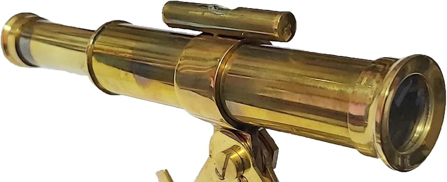 Brass Telescope Compass Nautical Decor