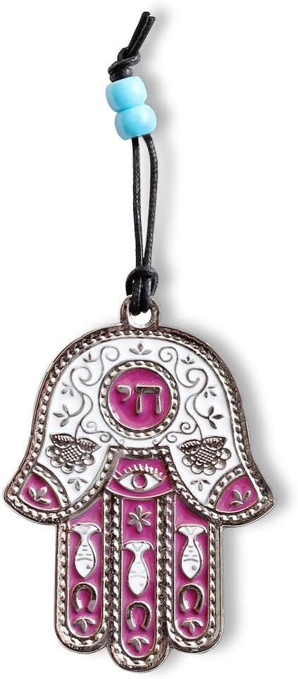 My Daily Styles Pink Jewish Chai Wall Decor Small