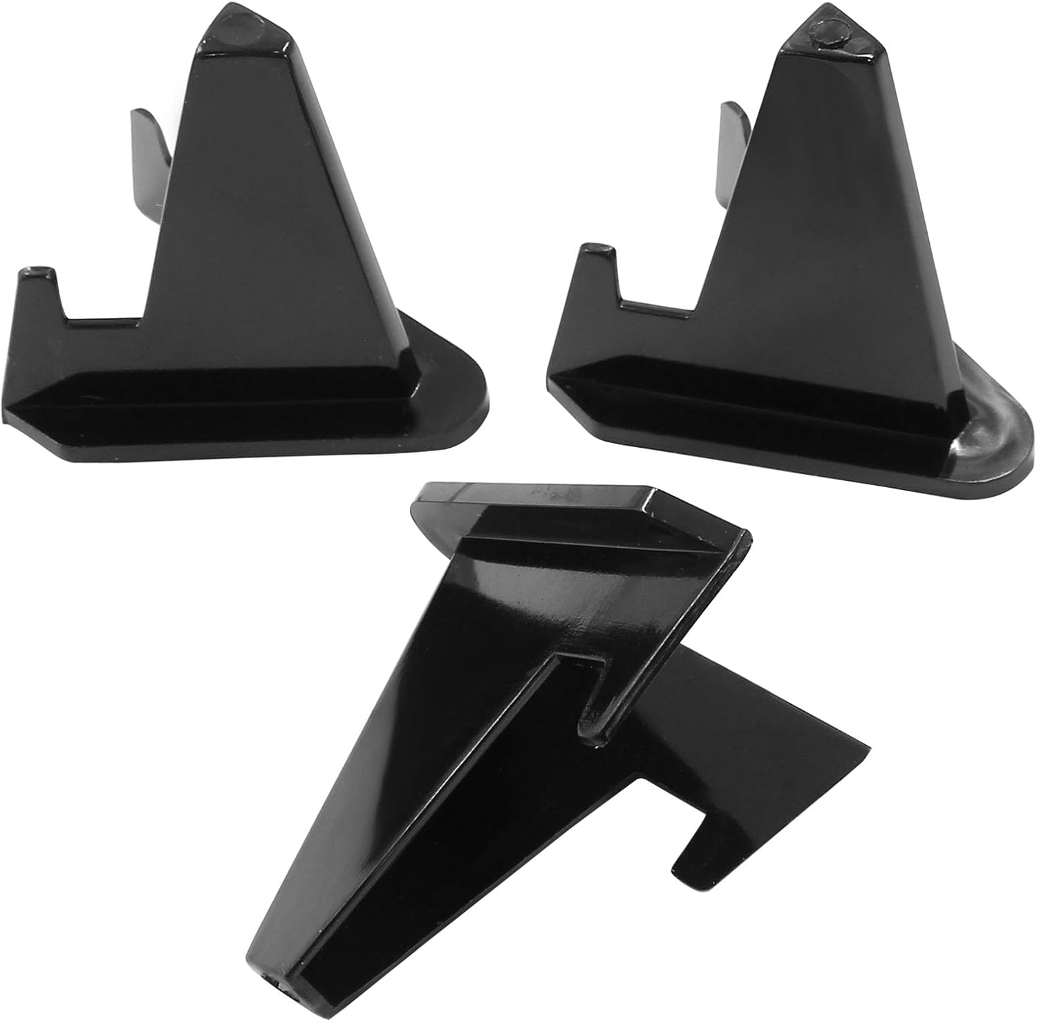 Hordion 12 Pack Black Acrylic Easel Display Stand