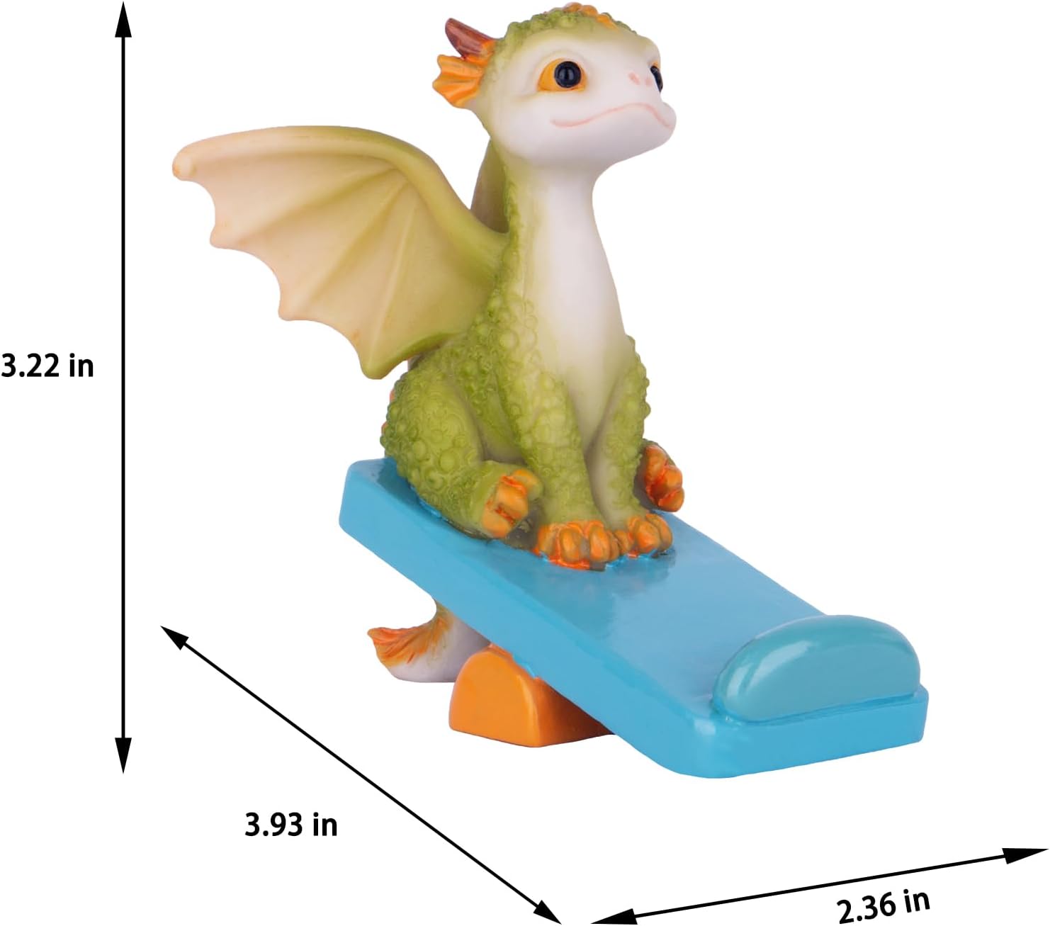 Mini Dragon Figurine Resin Home Decor Ornament