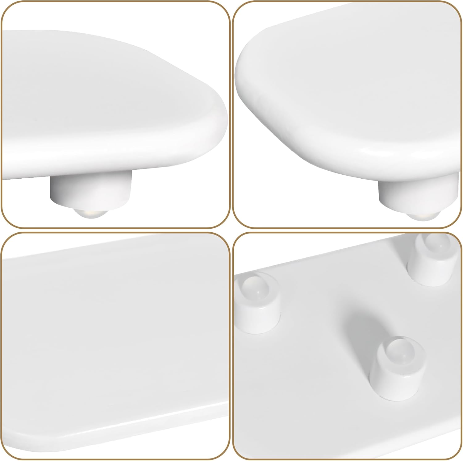 Sopicoz Wood Display Riser 9 Inch White