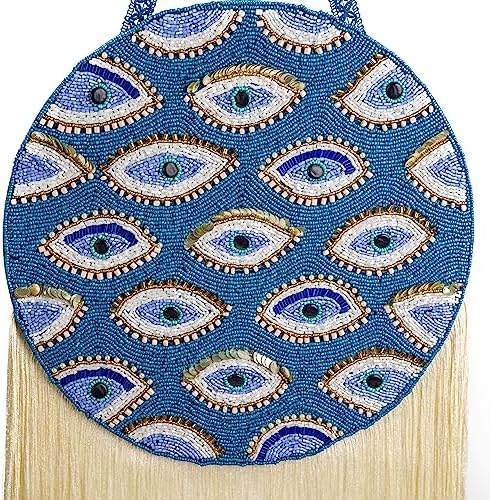 Walbrook Evil Eye Wall Decor - Boho Beaded Hanging Charm