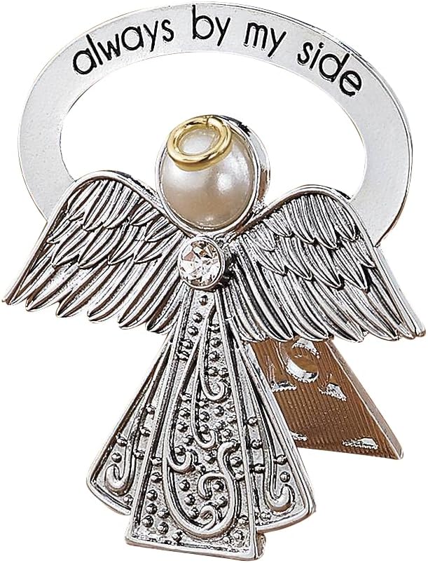 Bedside Angel Collectible Figurine with Crystal and Pearl