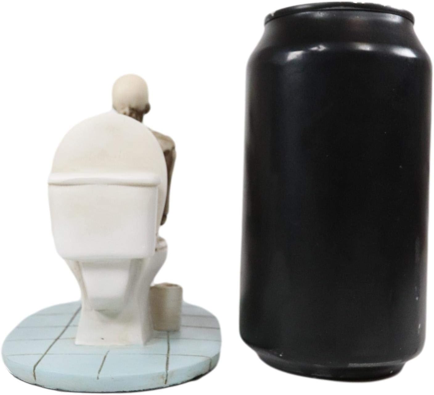 Ebros Eternal Afterlife Constipated Skeleton Figurine