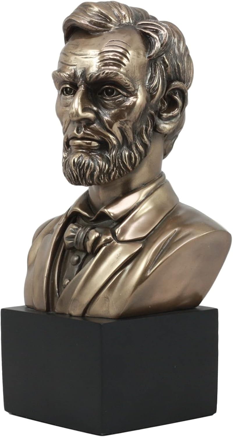 Ebros Abraham Lincoln 925 Inch Composite Resin Statue