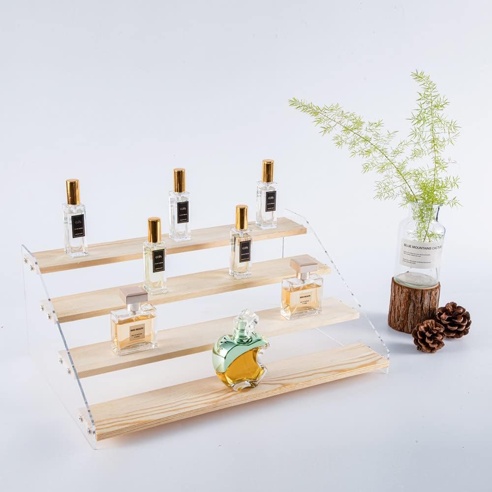 4 Tier Acrylic Display Stand for Figures and Jewelry