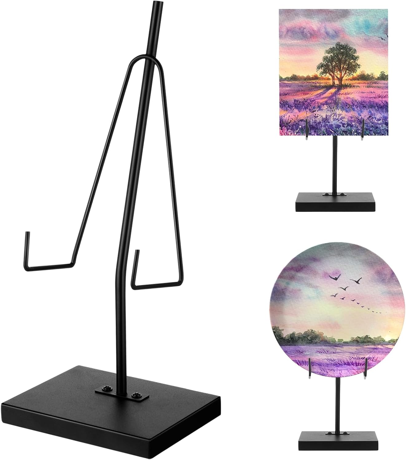 Black Metal Frame Holder for Art and Sign Display