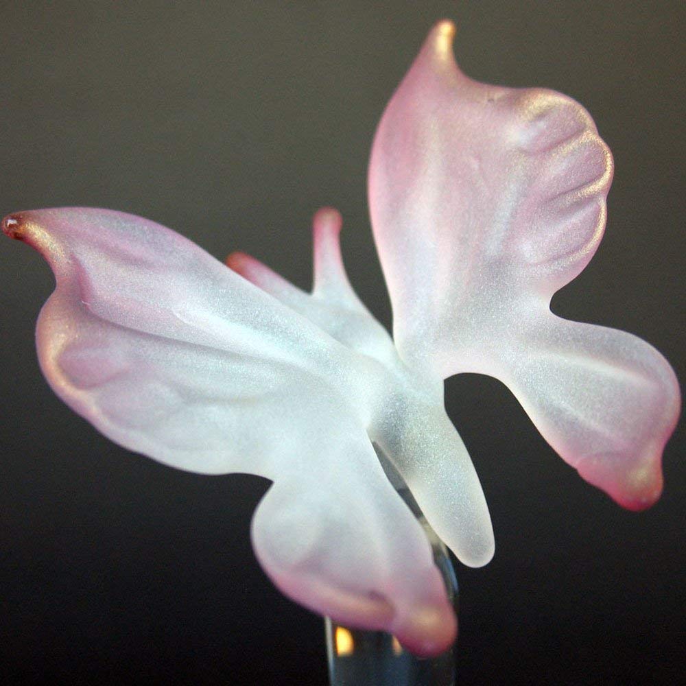 Butterfly Perfume Bottle in Hand Blown Glass