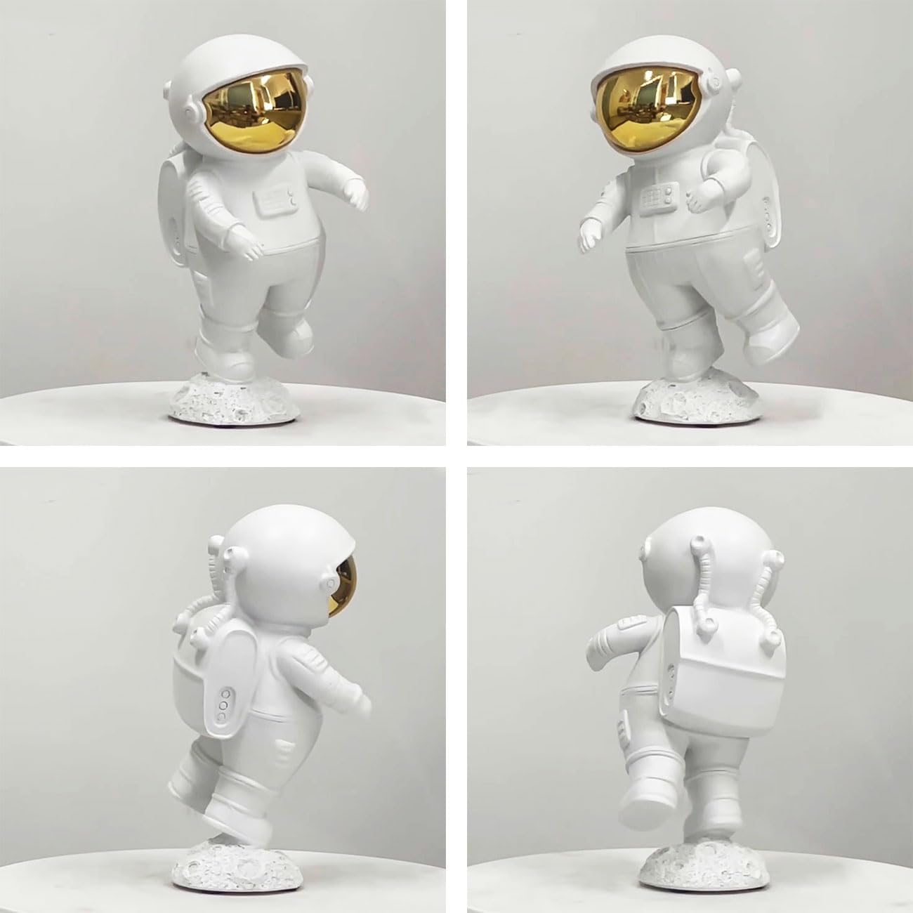 HAUCOZE Astronaut Sculpture Modern Art Statue Table Centerpiece