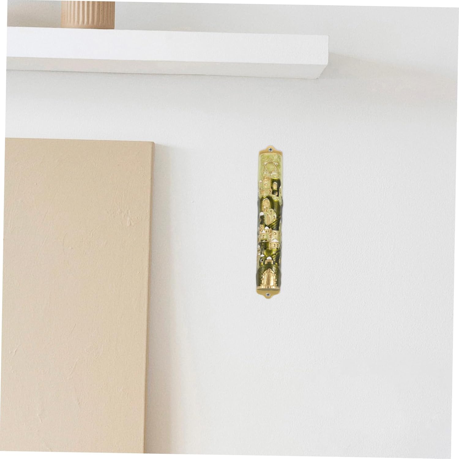 PRETYZOOM Hanukkah Door Decor Mezuzah Blessing Scroll Cover