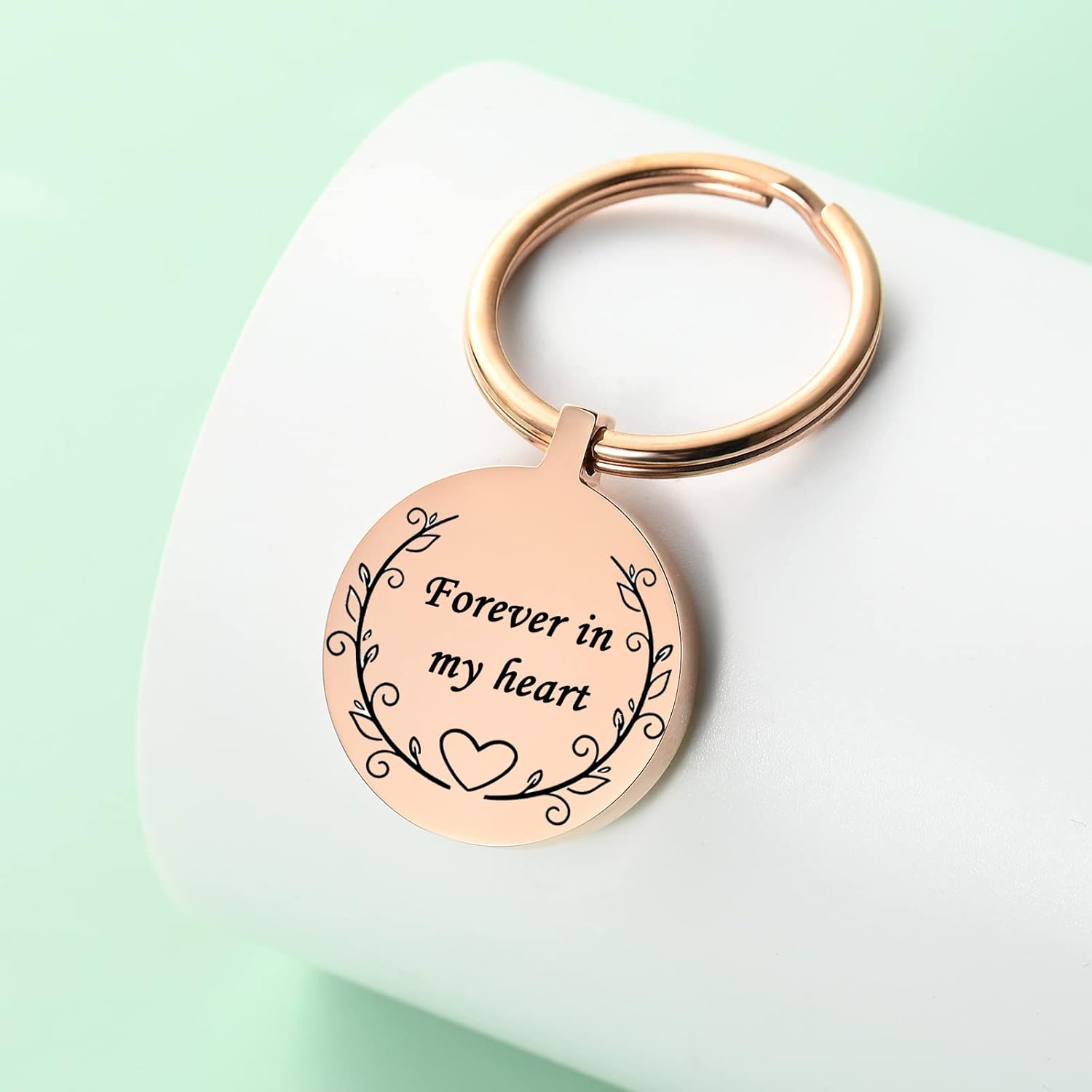 Yinplsmemory Cremation Urn Necklace Engraved Heart Shaped Keepsake