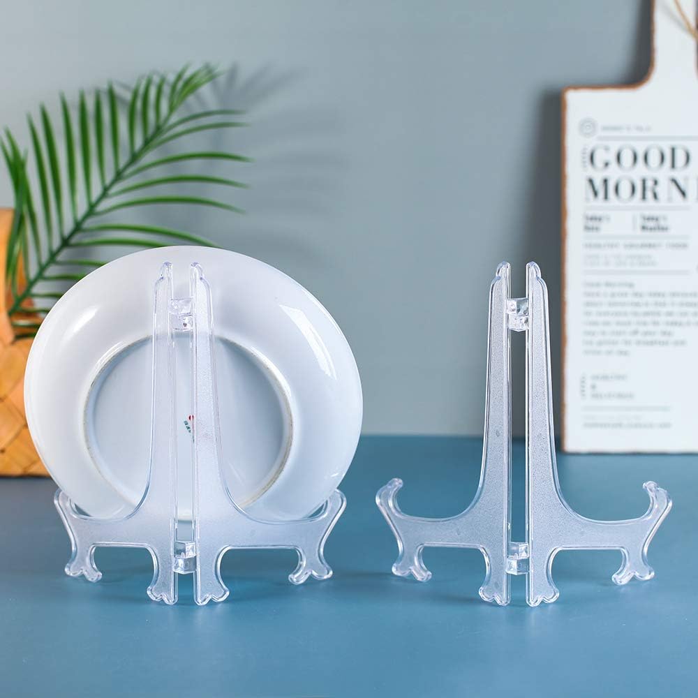 Artliving 9 Inch Clear Plastic Easels 6 Pack