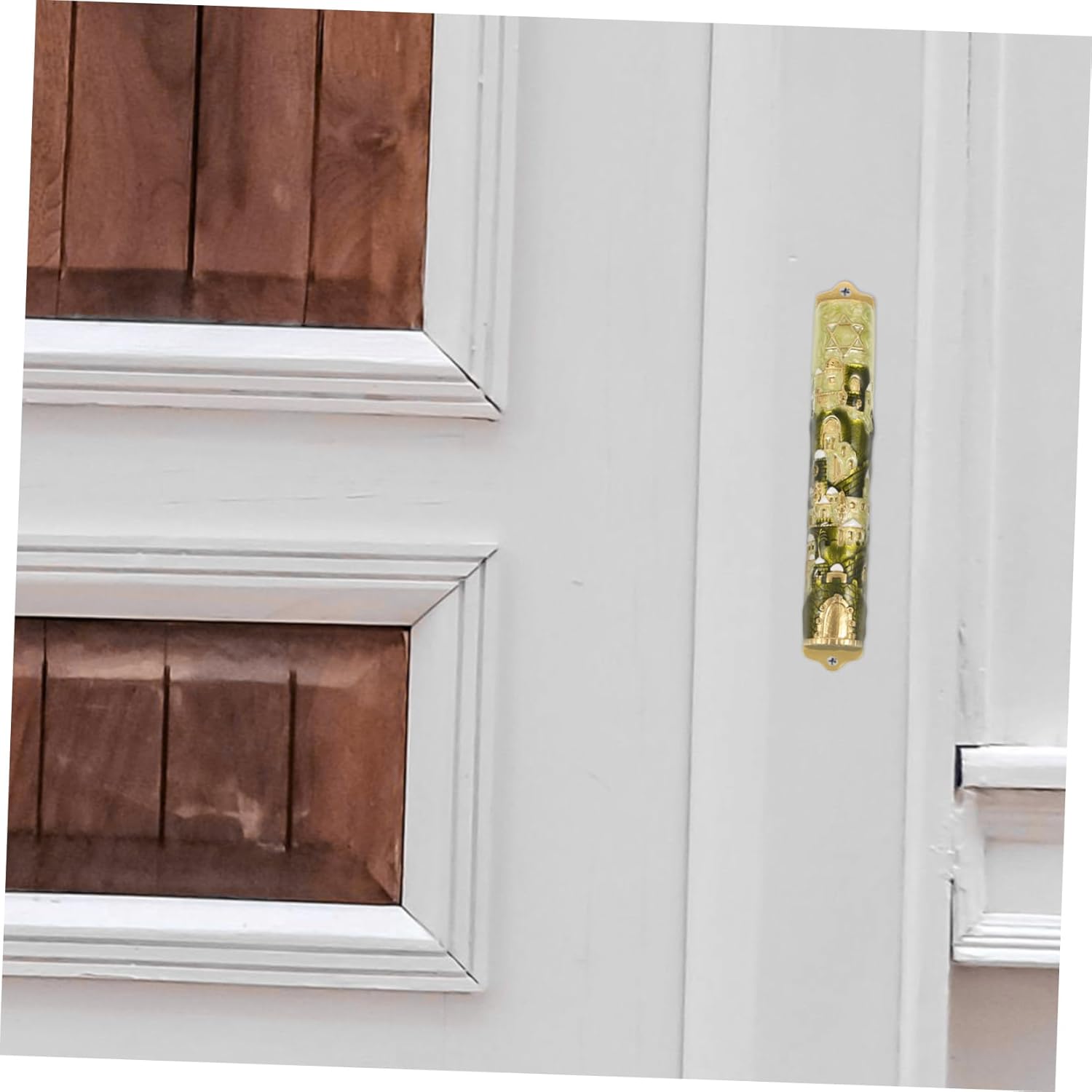 PRETYZOOM Hanukkah Door Decor Mezuzah Blessing Scroll Cover