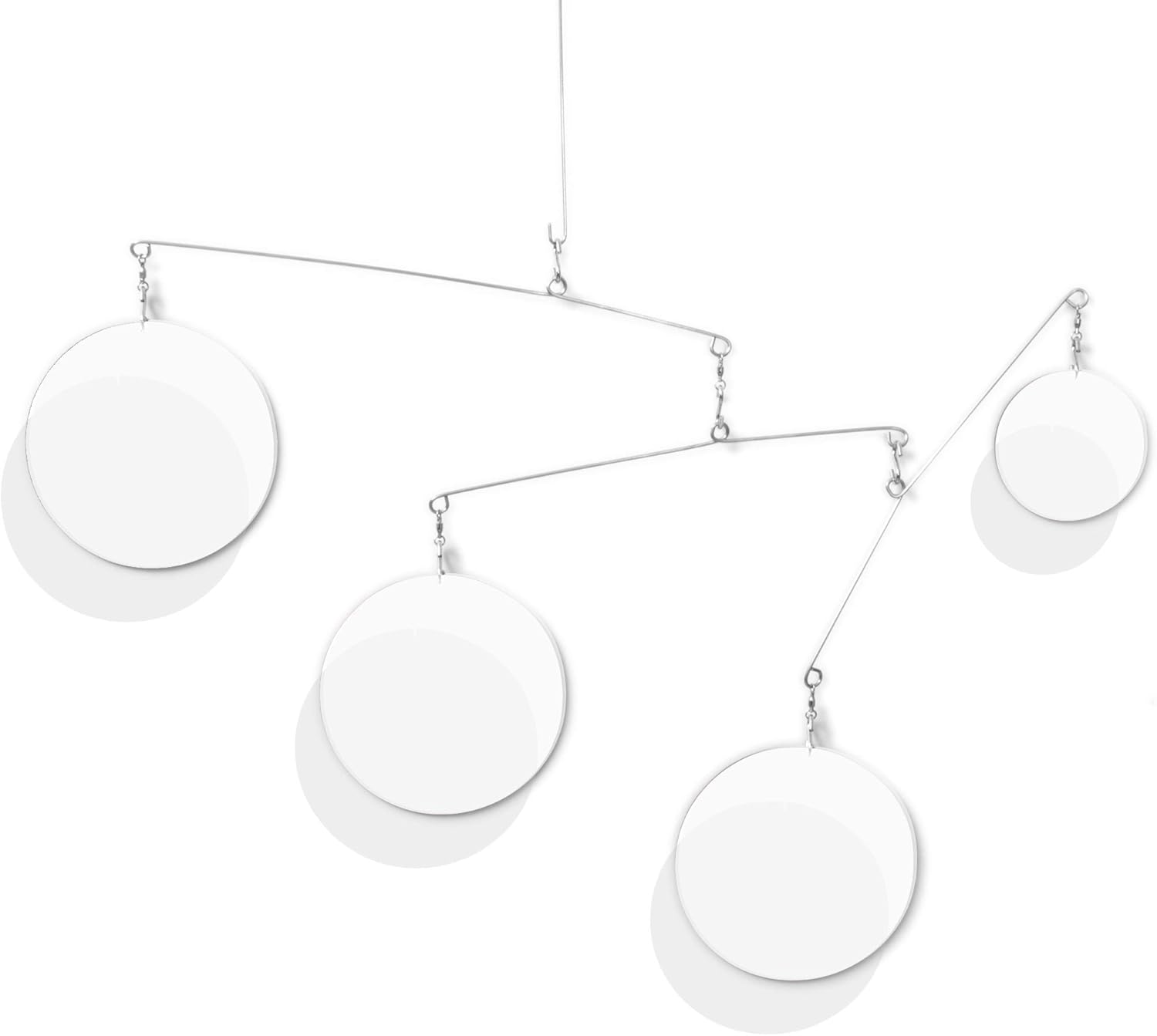 Mid Century Modern Style Clear Acrylic Hanging Kinetic Art