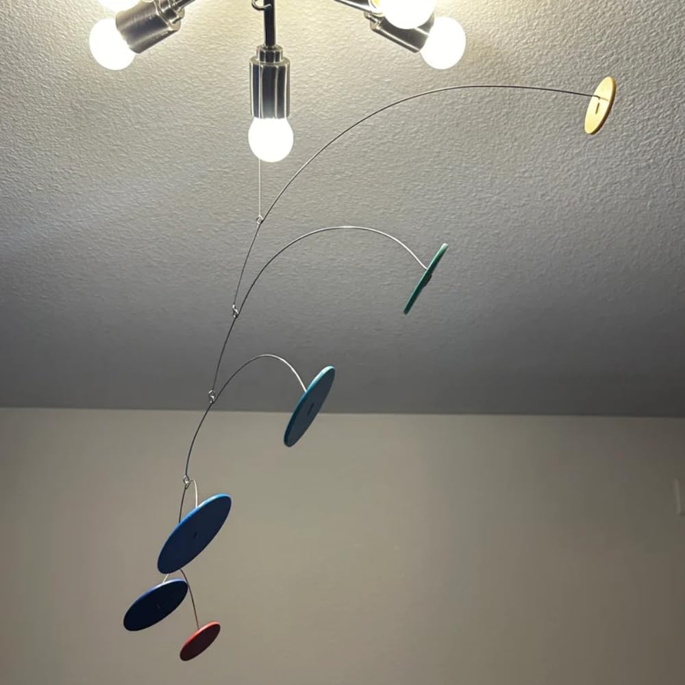Vintage Kinetic Sculpture Hanging Mobile 25x15