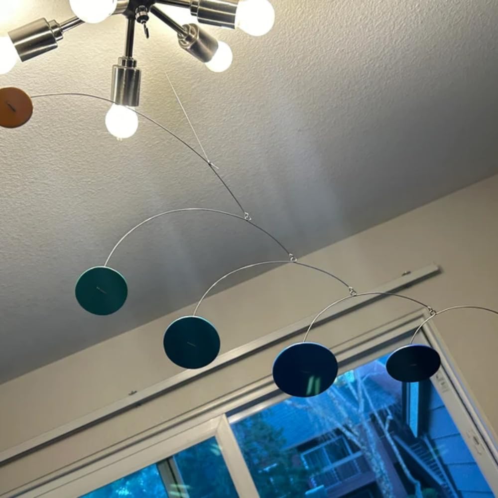 Vintage Kinetic Sculpture Hanging Mobile 25x15