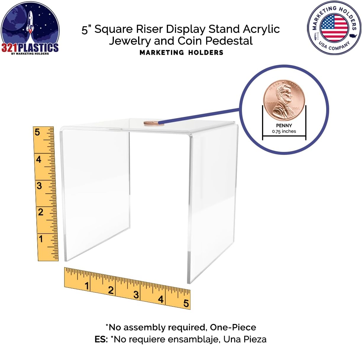 Acrylic Display Riser Stand for Merchandise