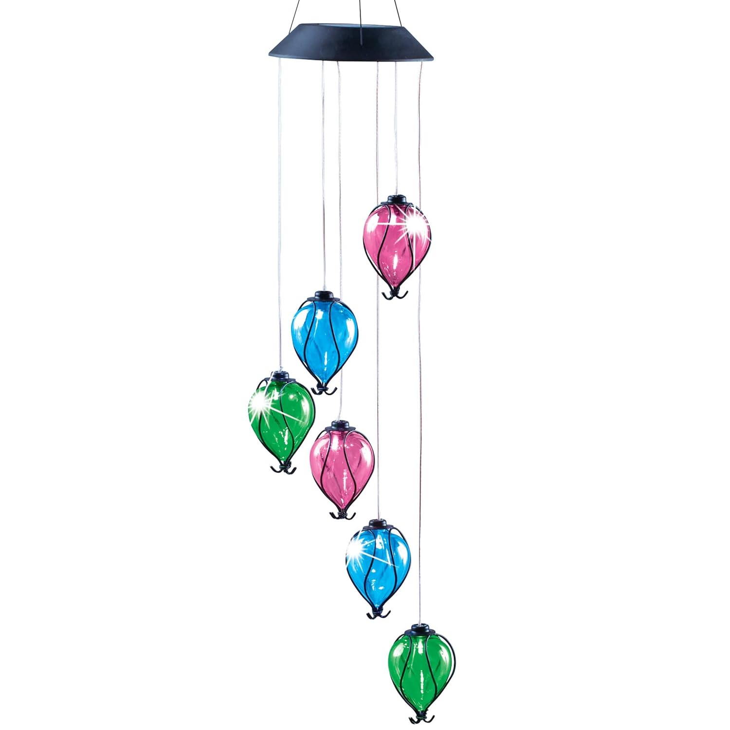 Collections Etc Solar Powered Balloon Mobile