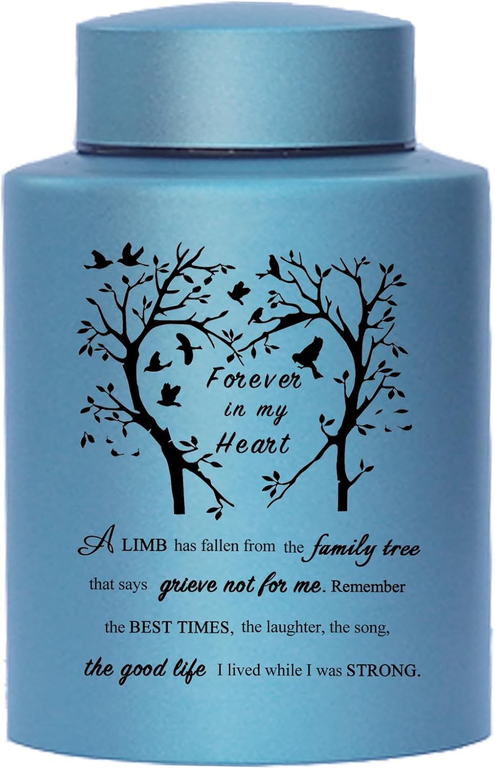 Stainless Steel Purple 6 Inch Mini Cremation Urn