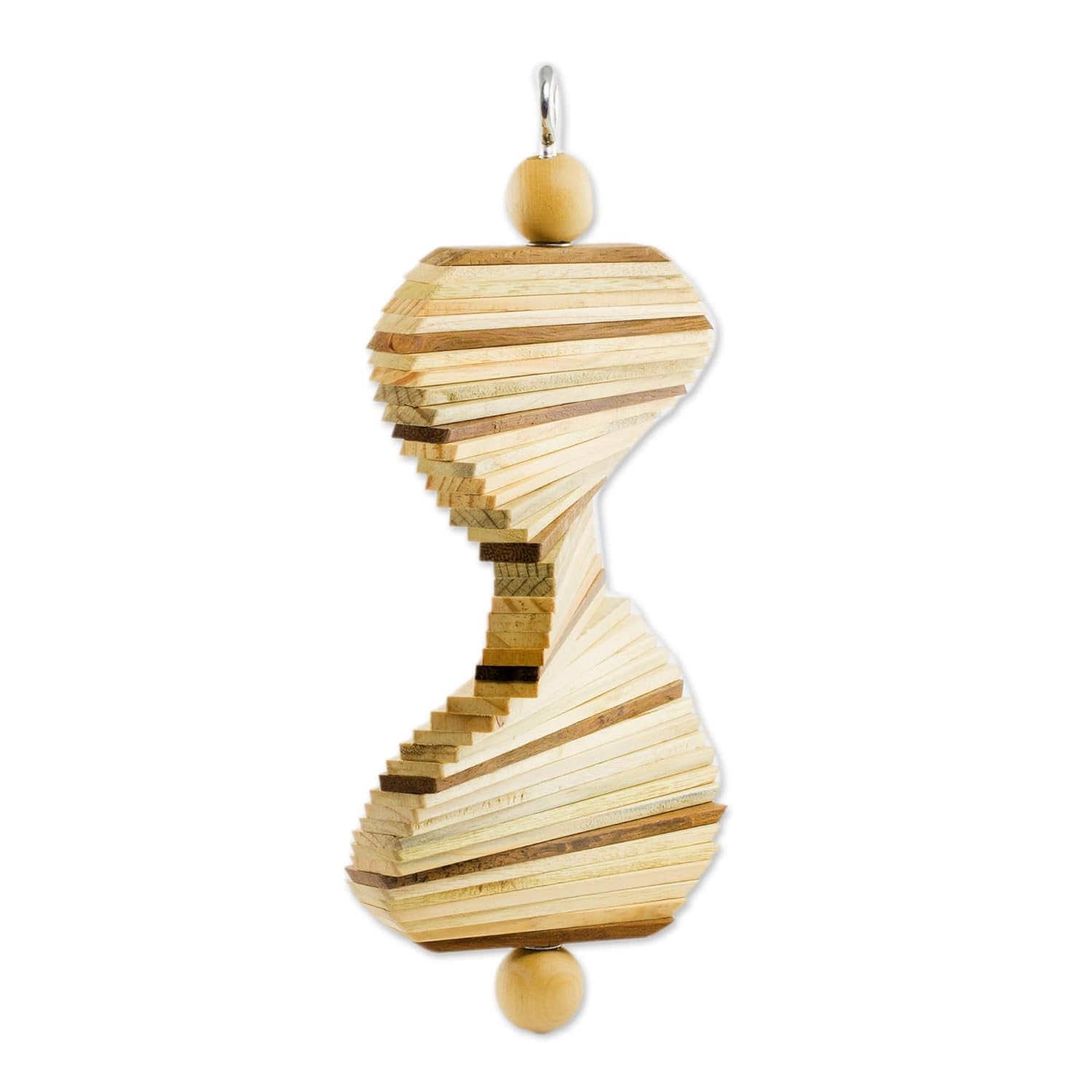 Novica Artisan Handcrafted Wood Mobile Brown