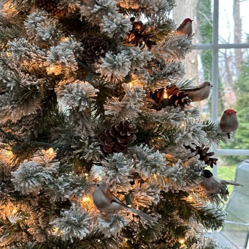 12pcs Artificial Birds for Decorative Hanging Ornaments