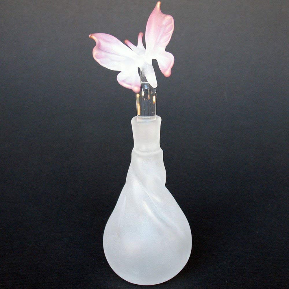 Butterfly Perfume Bottle in Hand Blown Glass