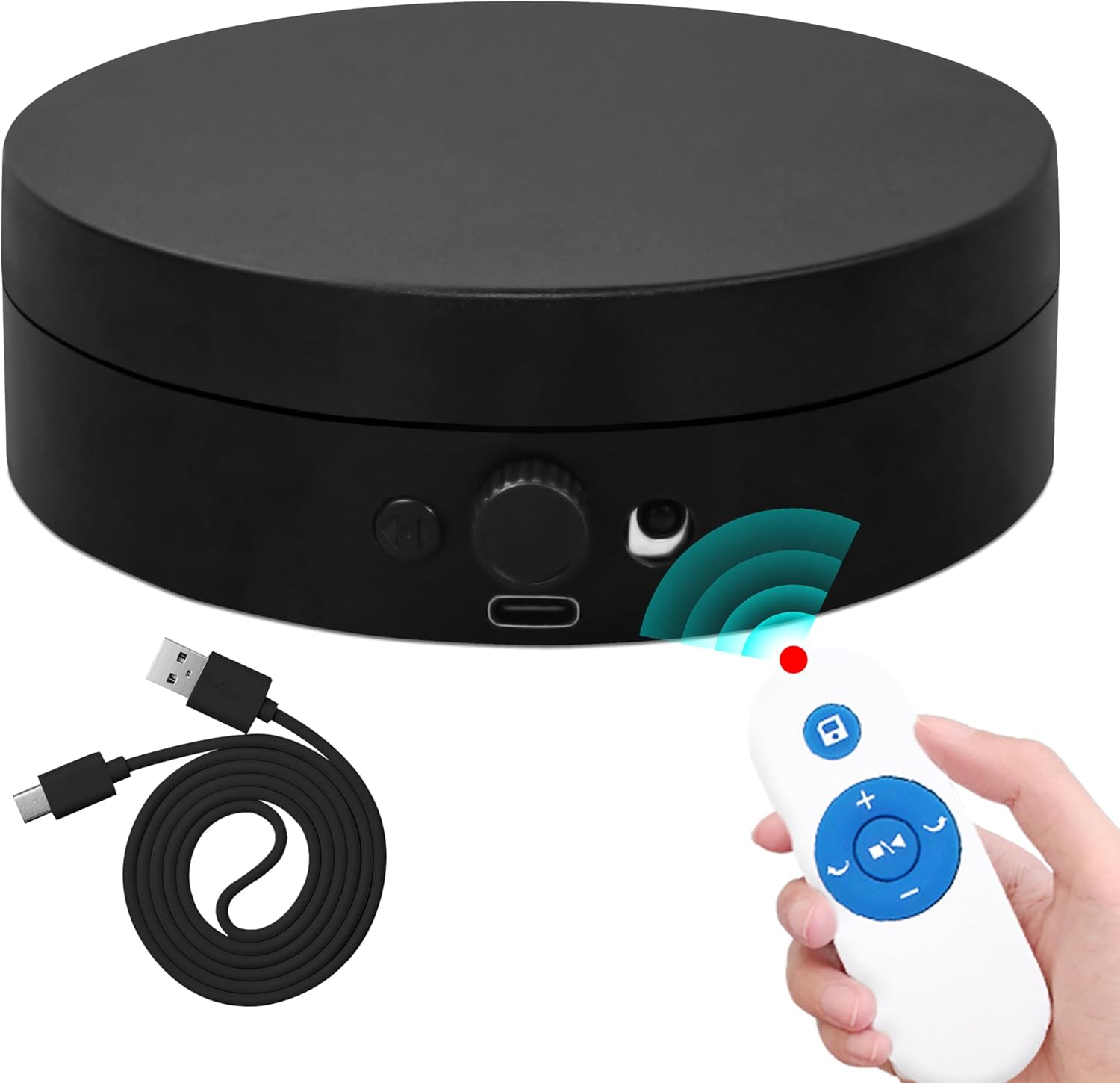 ComXim Motorized Rotating Display Stand with Knob and Remote Control