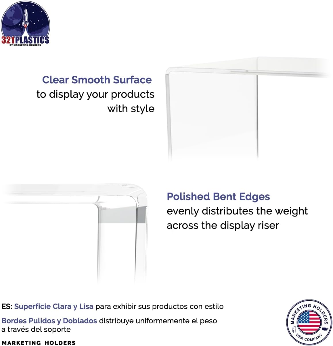 Acrylic Display Riser Stand for Merchandise