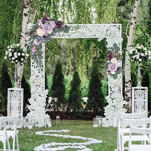 2Pcs Artificial Yellow Sunflower Wedding Arch Flowers Kit