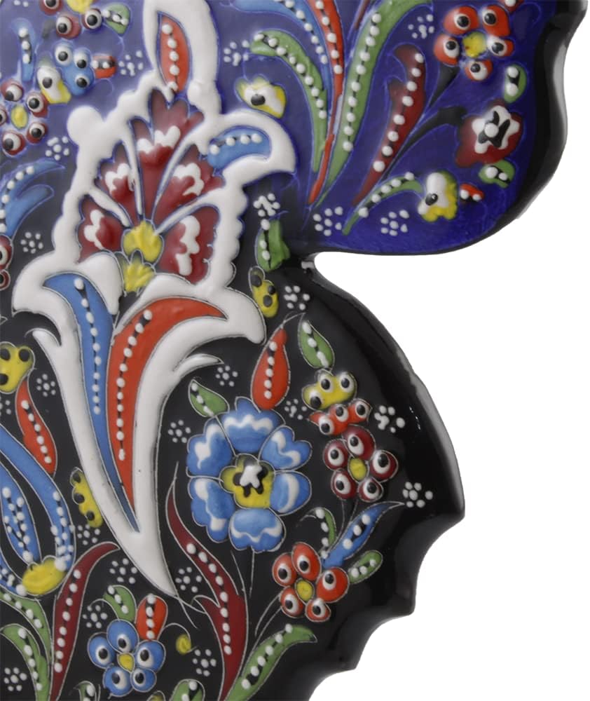 EliPOT 12 Inch Ceramic Wall Butterfly Decor