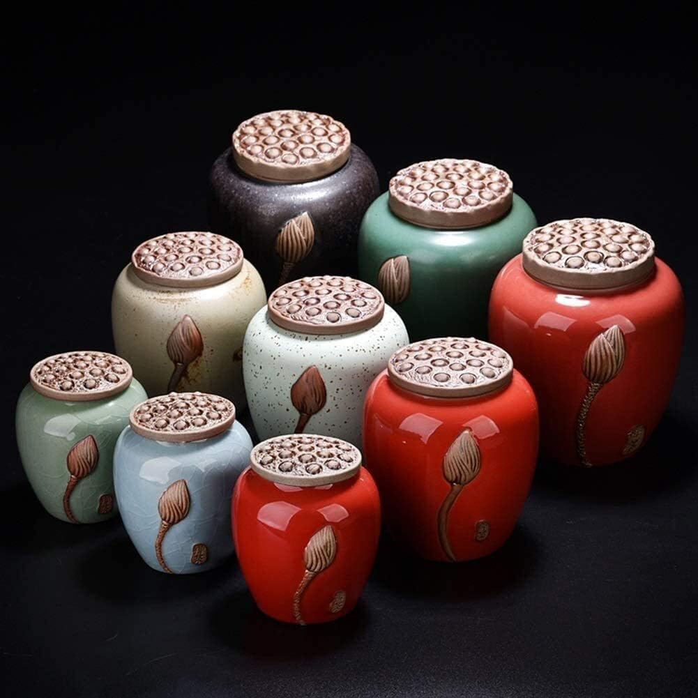 EliteBloom Classic Cremation Urns Ceramic Decorative Urns H-11cm
