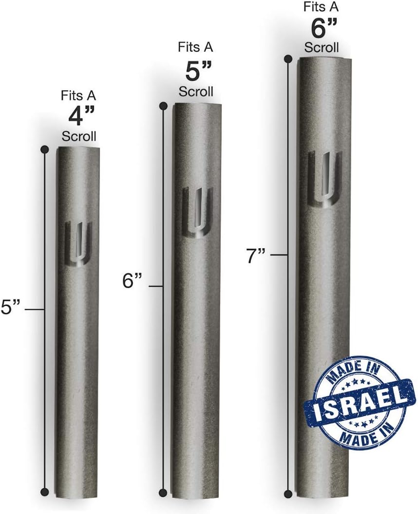 AS Mezuzot Aluminum Waterproof Mezuzah Peel Stick