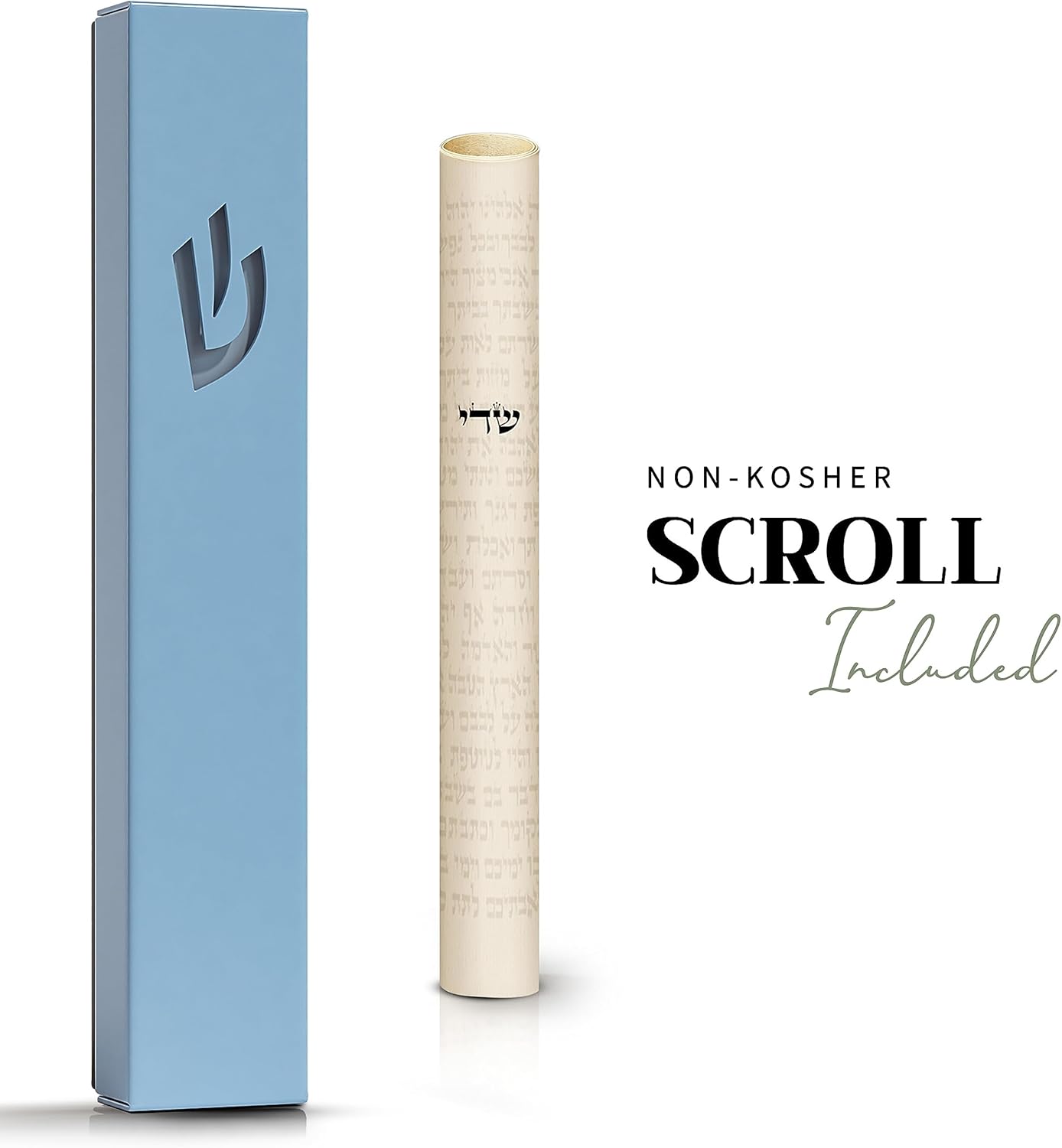 SURI Classic Mezuzah Door Mount 5-Inch Blue
