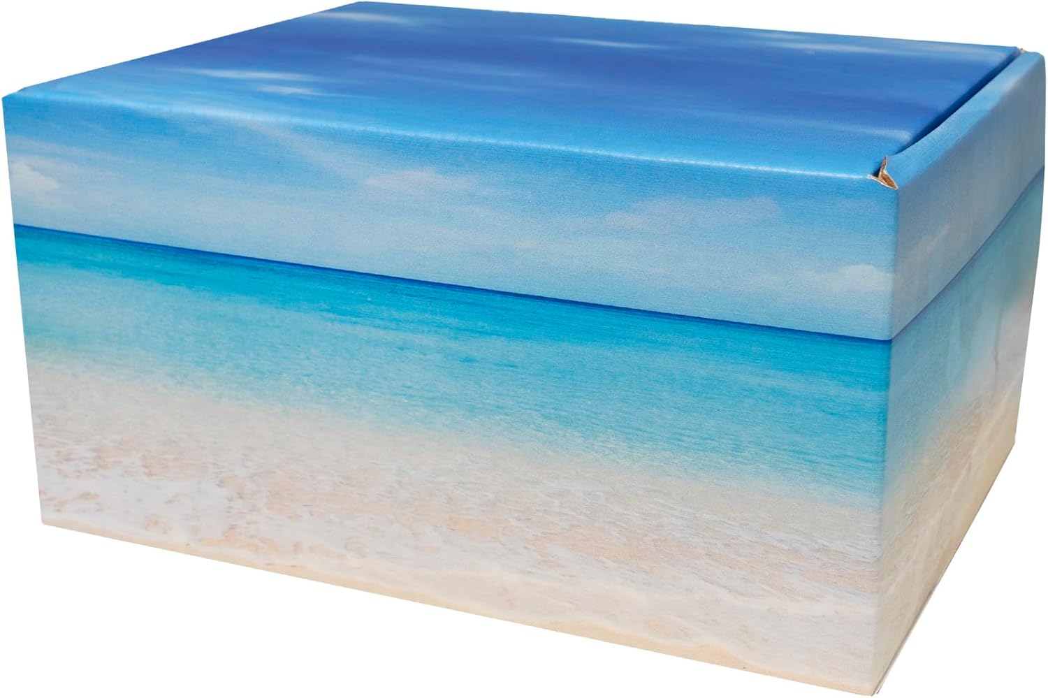 Seashore Themed TSA Approved Travel Cremation Urn Kit