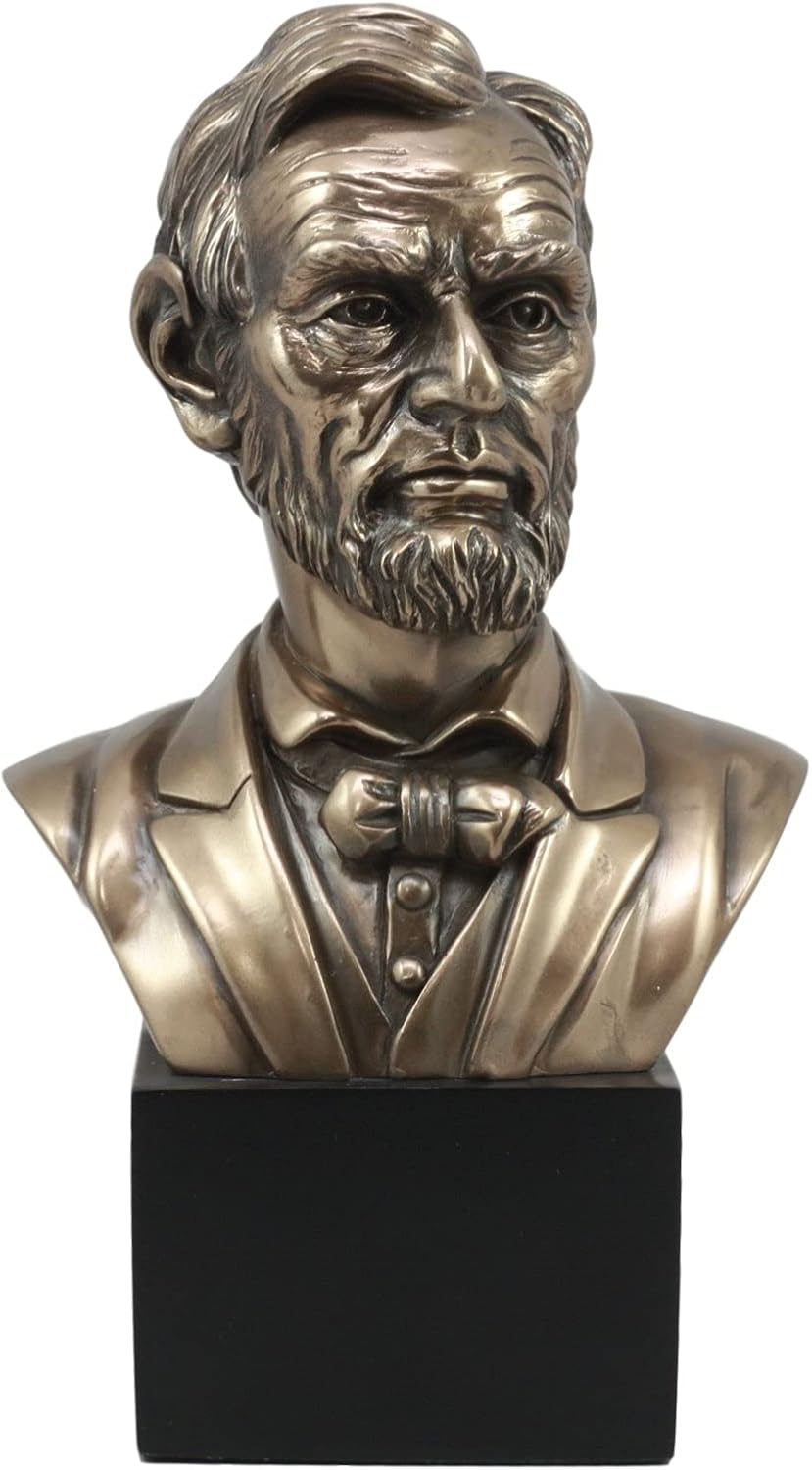 Ebros Abraham Lincoln 925 Inch Composite Resin Statue
