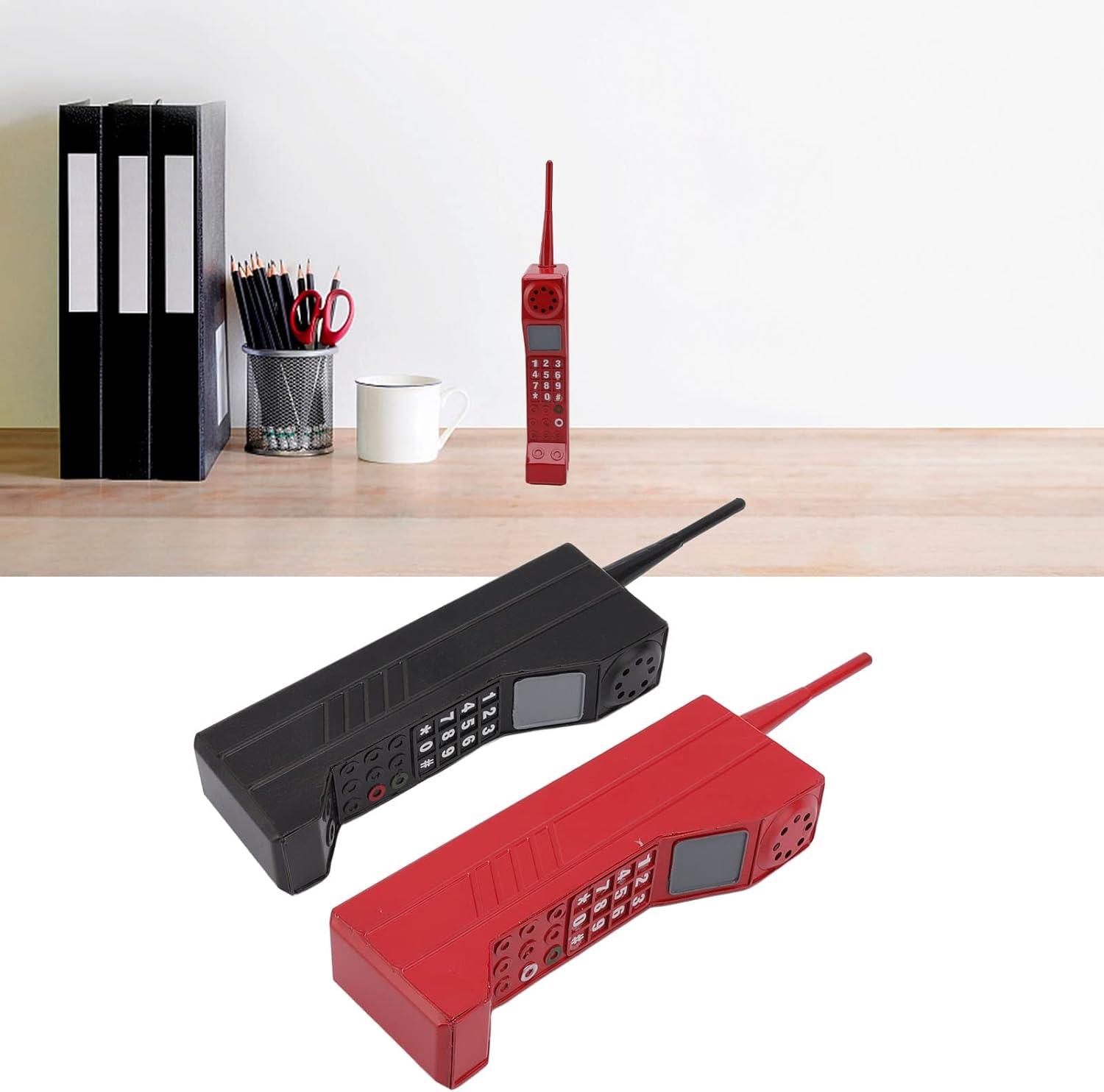 Retro Brick Cell Phone Prop for Halloween Decor