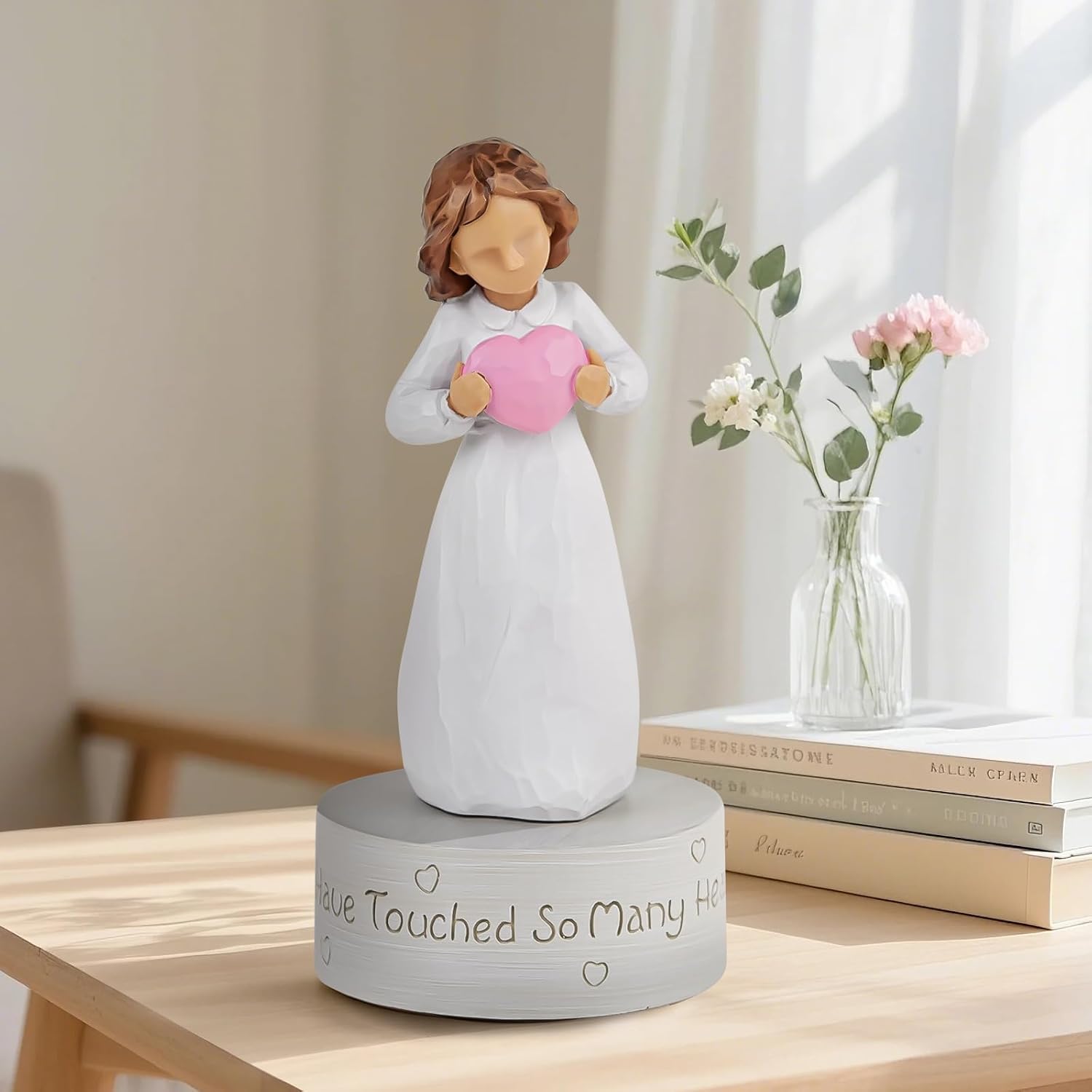 AIDLNS Music Box for Girls Love Heart Figurine