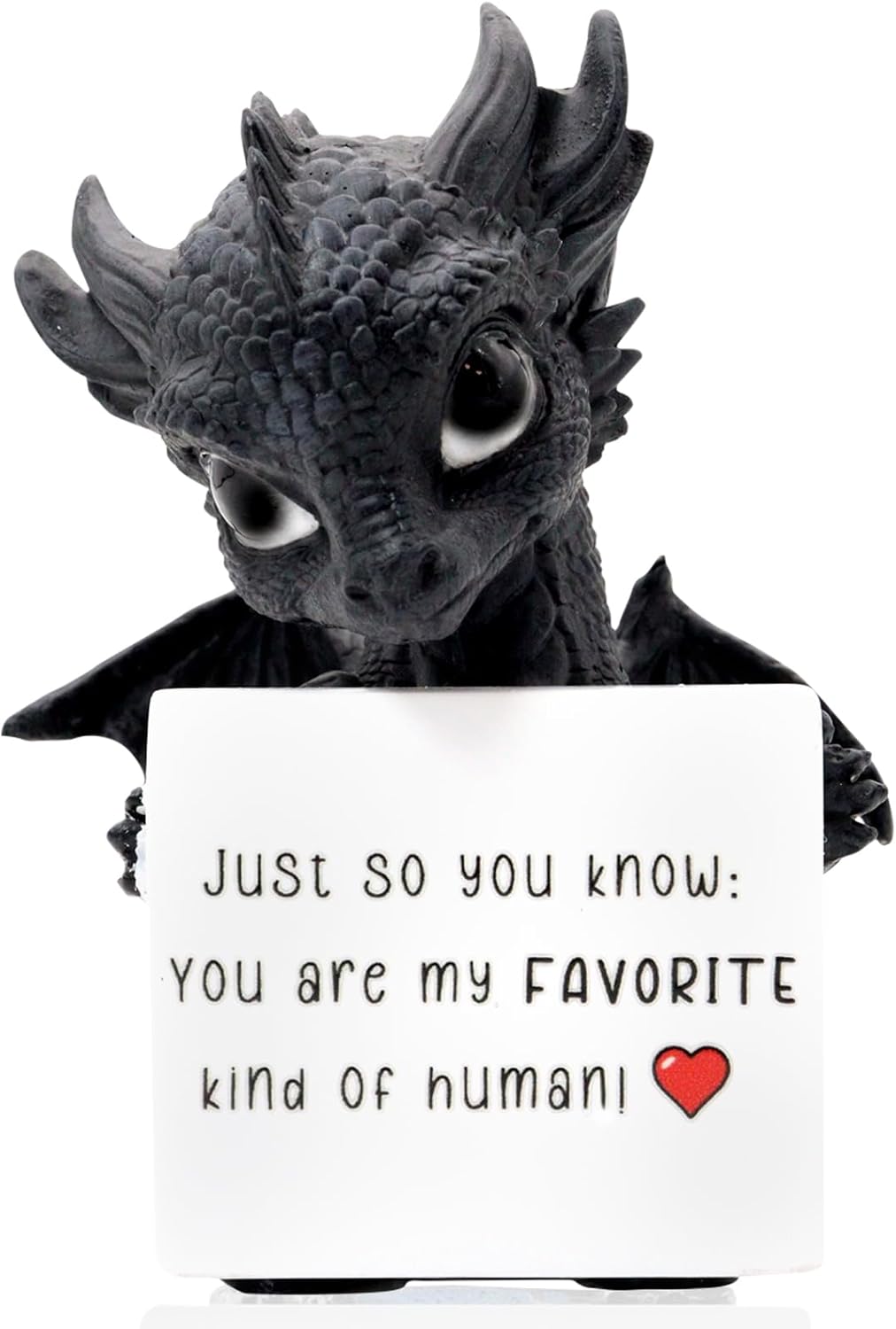 Dragon Figurine - Fantasy Decor with Customizable Sticker