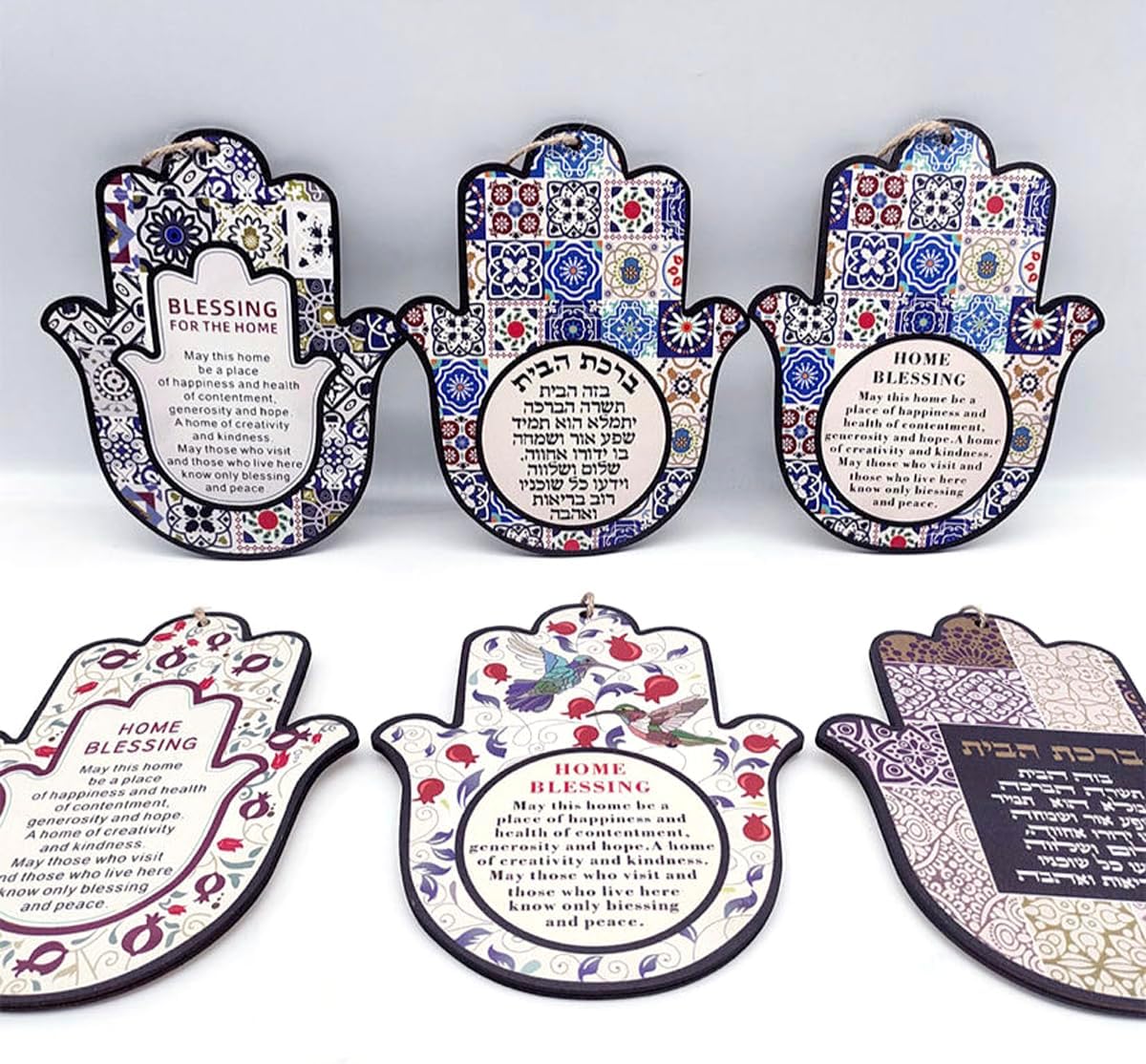 ArancioneandQ Hamsa Hand Wall Decor 71 Inch