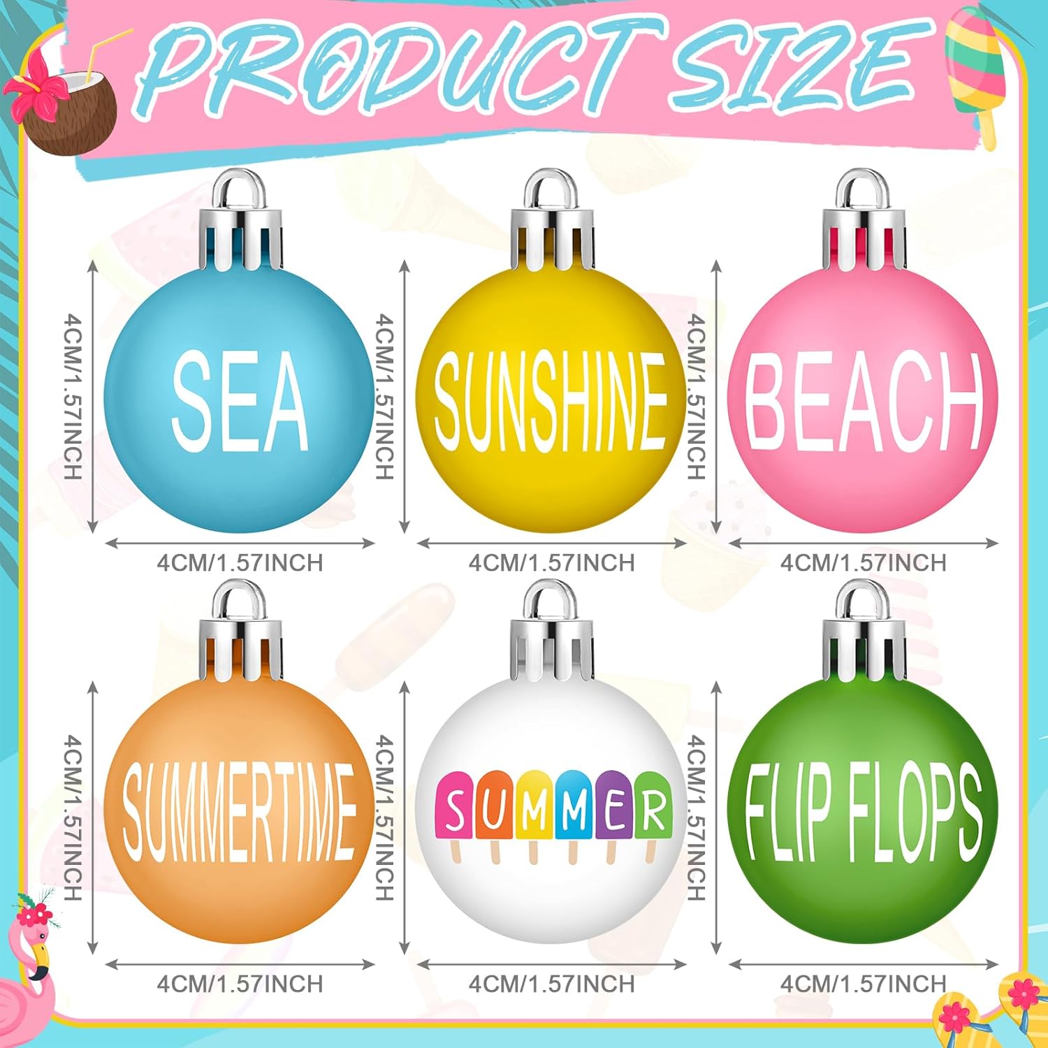 Barydat 24 Pcs Summer Sunflower Hanging Ornaments Tree Decor