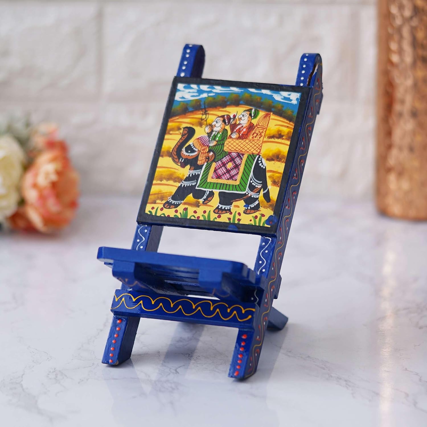 Anna Craft Handcrafted Wooden Mobile Stand Chair