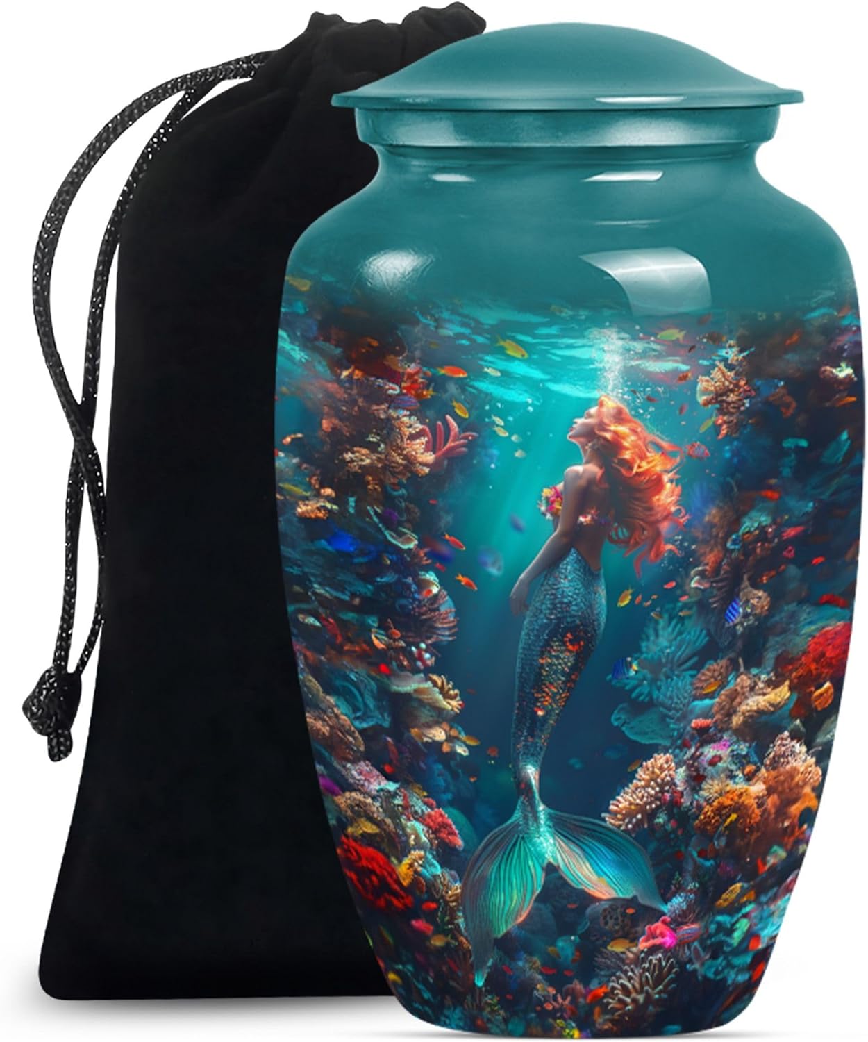 Mermaid Kingdom Funeral Urns for Human Ashes