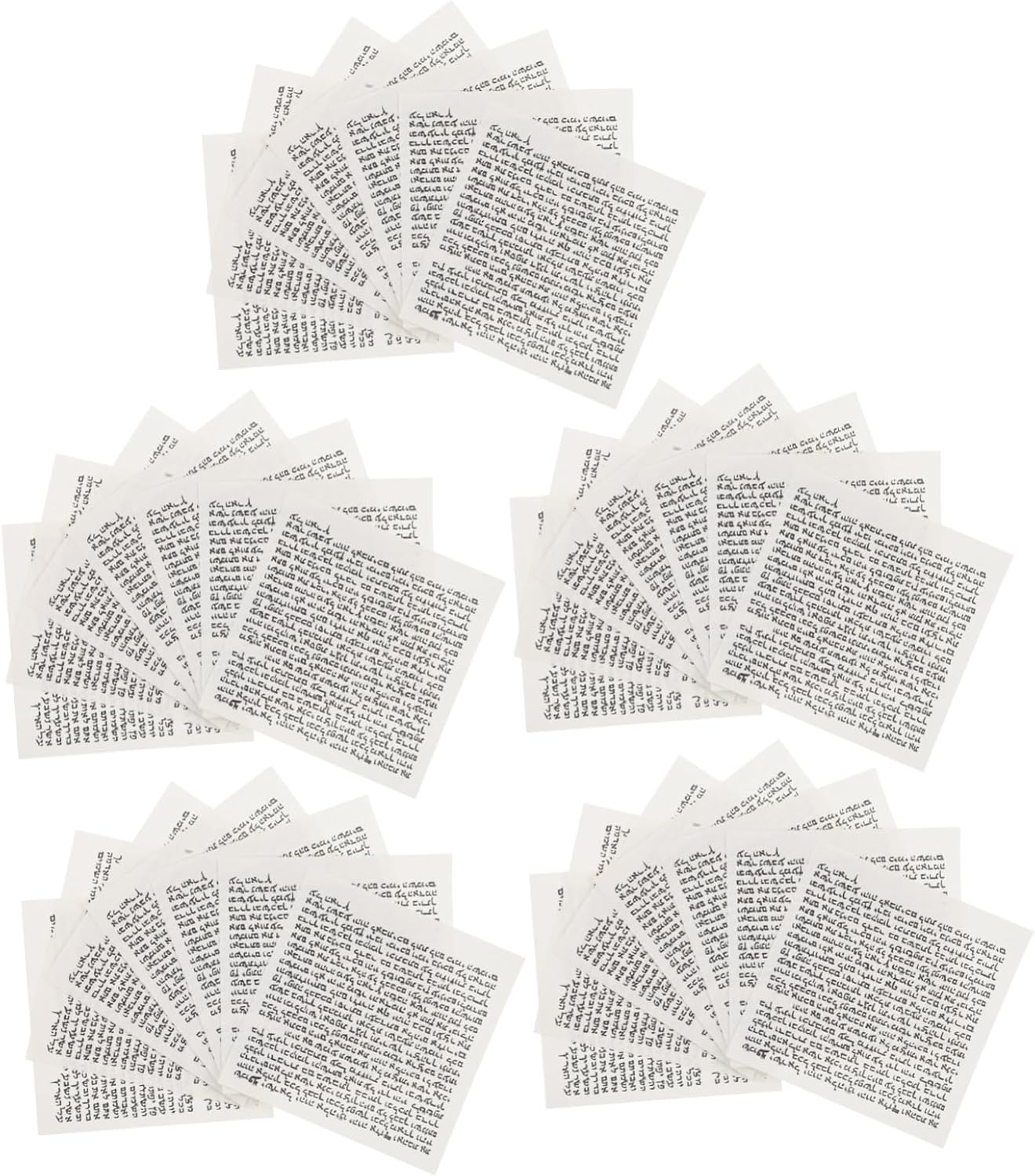 IMIKEYA 50pcs Jewish Mezuzah Scroll Wall Decor for Home