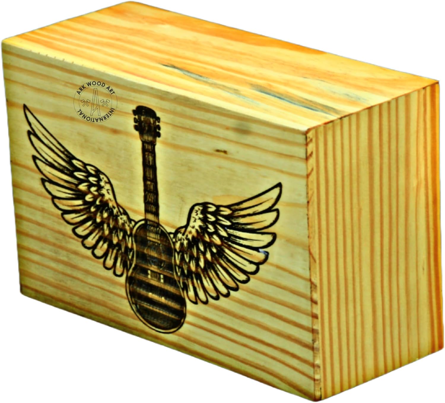 Guitar Musical Lovers Urns Handmade Wooden Urn for Ashes