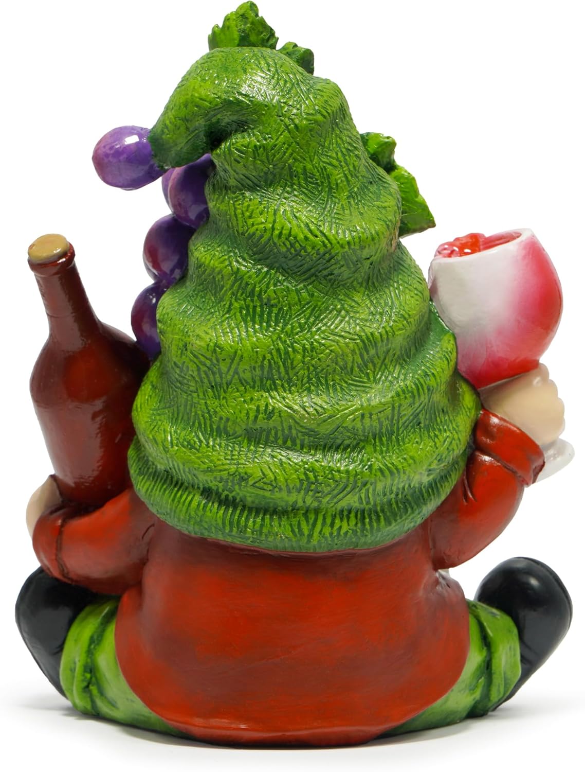 Hodao Red Wine Gnome Figurines Decoration Purple