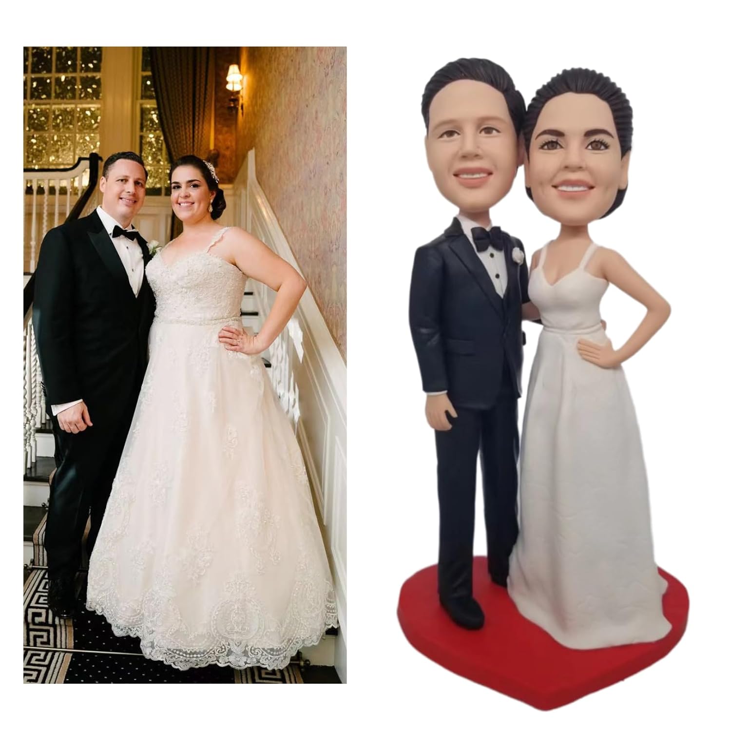 Custom Bobblehead Figurine for Couples - Handmade Personalized Sculpture Gift
